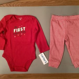 My First Christmas outfit (9 mo)